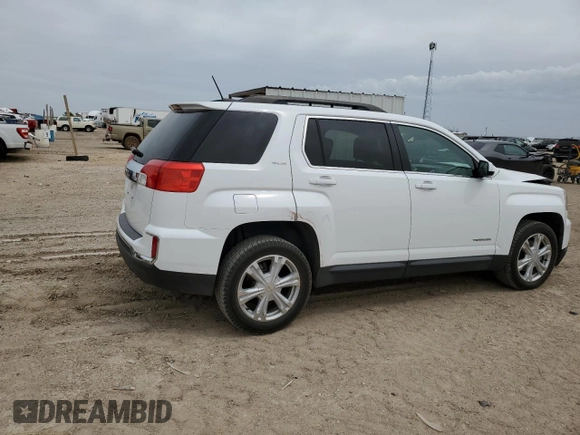 2017 GMC Terrain SLE with VIN 2GKALNEK1H6256075, listed as a Copart auction lot 53556545 with 84,091 mi miles and Salvage Title. Bid and sale history available at carsss.com. Image 3.