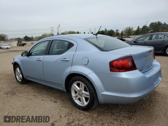 2013 Dodge Avenger SXT with VIN 1C3CDZCB9DN572815, listed as a Copart auction lot 54916285 with 123,010 mi miles and Salvage title. Bid and sale history available at DreamBid. Image 2.