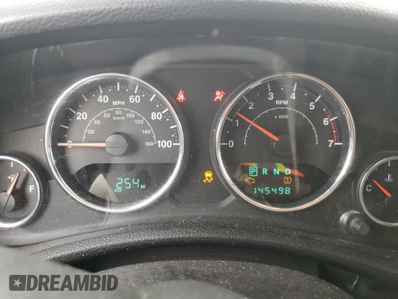 2011 Jeep Wrangler Unlimited Sport with VIN 1J4BA3H13BL637724, listed as a Copart auction lot 50417595 with 145,498 mi miles and Salvage Title. Bid and sale history available at carsss.com. Image 9.