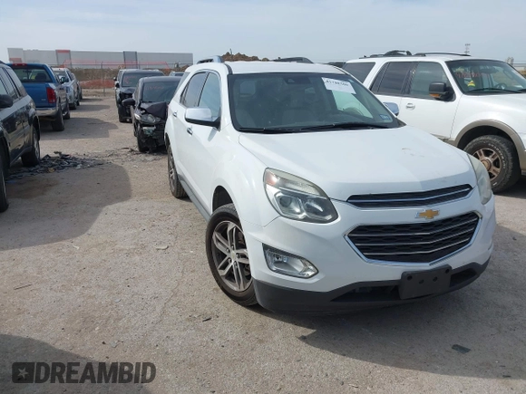 2017 Chevrolet Equinox Premier with VIN 2GNALDEK3H1566335, listed as a IAAI auction lot 41788506 with 120,961 mi miles. Bid and sale history available at carsss.com. Image 1.