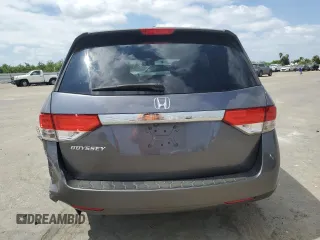 2016 Honda Odyssey EX-L with VIN 5FNRL5H61GB029782, listed as a Copart auction lot 53917895 with 139,630 mi miles and Salvage Title. Bid and sale history available at carsss.com. Image 6.