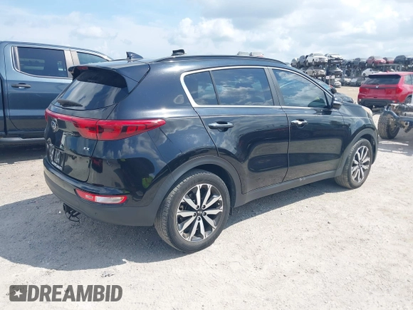 2019 Kia Sportage EX with VIN KNDPN3AC3K7543282, listed as a IAAI auction lot 42366436 with 86,928 mi miles and . Bid and sale history available at DreamBid. Image 4.
