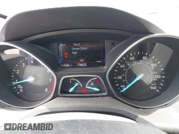 2017 Ford Escape S with VIN 1FMCU0F78HUA60985, listed as a IAAI auction lot 42524327 with 117,946 mi miles and . Bid and sale history available at DreamBid. Image 7.