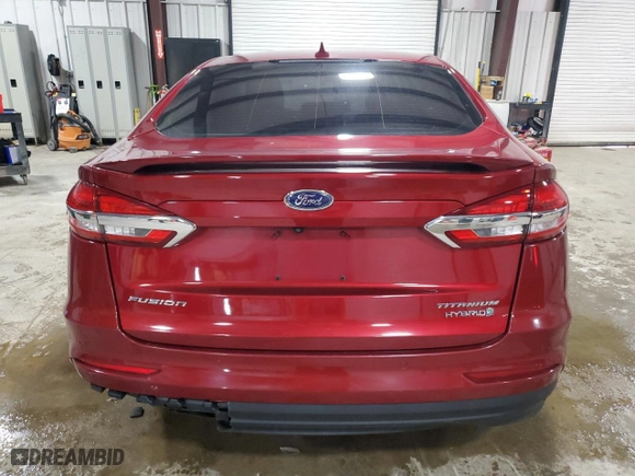 2019 Ford Fusion Hybrid Titanium with VIN 3FA6P0RU2KR257553, listed as a Copart auction lot 52171825 with 210,944 mi miles and Salvage Title. Bid and sale history available at carsss.com. Image 6.