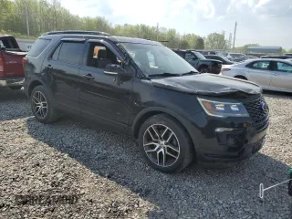 2018 Ford Explorer Sport z VIN 1FM5K8GT2JGC47958, wystawiony jako Copart lot #52446025 z przebiegiem 74 610 mil mil oraz Szkoda całkowita • Salvage title. Historia ofert i sprzedaży dostępna na DreamBid. Obrazek 4.