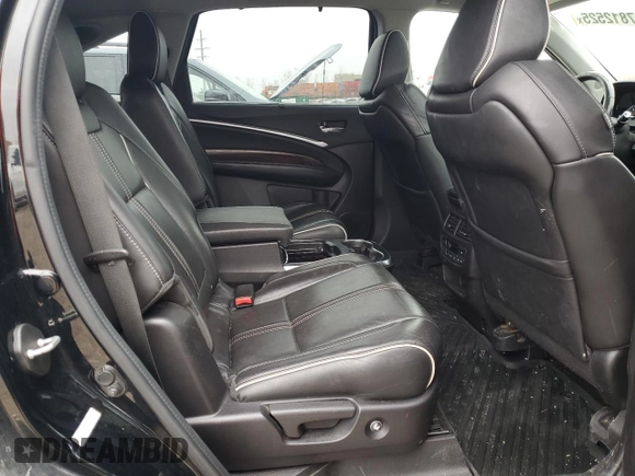 2017 Acura MDX w/Advance Pkg with VIN 5FRYD4H80HB023220, listed as a Copart auction lot 47812525 with 143,169 mi miles and Salvage Title. Bid and sale history available at carsss.com. Image 11.
