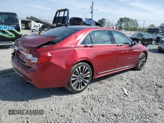 2017 Lincoln Continental Reserve with VIN 1LN6L9NC8H5623482, listed as a Copart auction lot 47784674 with 33,736 mi miles and Salvage Title. Bid and sale history available at carsss.com. Image 3.