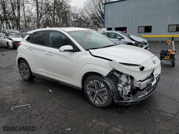2023 Hyundai Kona Electric Limited with VIN KM8K53AGXPU160456, listed as a Copart auction lot 86911644 with 8,097 mi miles and Salvage Title. Bid and sale history available at carsss.com. Image 4.