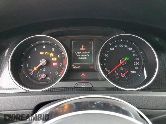 2015 Volkswagen Golf GTI Autobahn w/Performance Pkg with VIN 3VW447AU6FM092301, listed as a Copart auction lot 84037864 with 137,480 mi miles and Salvage Title. Bid and sale history available at carsss.com. Image 9.