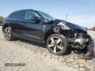 2022 Audi Q5 S line Premium Plus with VIN WA1EAAFY8N2054528, listed as a Copart auction lot 53096145 with 47,887 mi miles and Salvage Title. Bid and sale history available at DreamBid. Image 4.