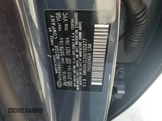 2017 Genesis G80 3.8L with VIN KMHGN4JE2HU182477, listed as a Copart auction lot 43333425 with 71,404 mi miles and Salvage Title. Bid and sale history available at DreamBid. Image 12.