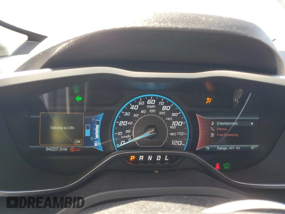 2018 Ford C-Max Titanium z VIN 1FADP5DU1JL103814, wystawiony jako Copart lot #58744455 z przebiegiem 64 227 mil mil oraz Szkoda całkowita • Salvage title. Historia ofert i sprzedaży dostępna na DreamBid. Obrazek 9.