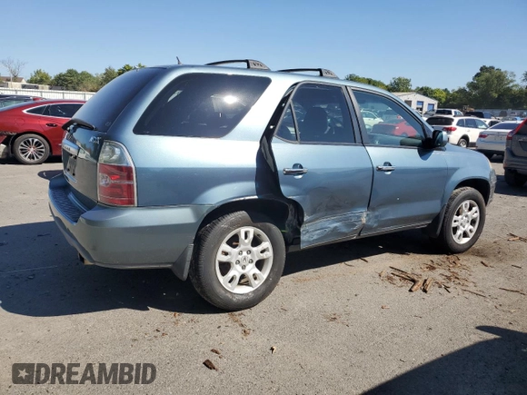 2005 Acura MDX Touring with VIN 2HNYD18975H532200, listed as a Copart auction lot 69953954 with 256,324 mi miles and Salvage Title. Bid and sale history available at carsss.com. Image 3.