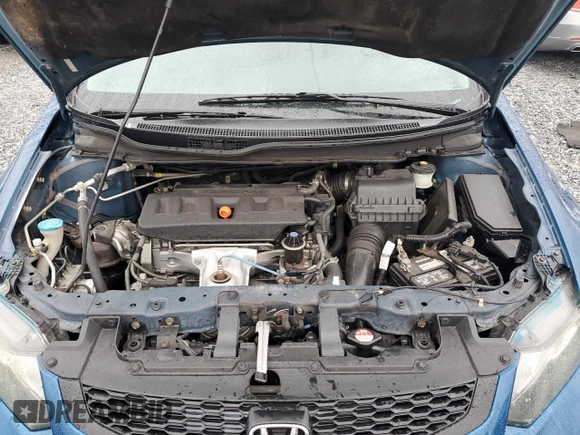 2012 Honda Civic Cpe EX-L with VIN 2HGFG3B9XCH518282, listed as a Copart auction lot 52096665 with 140,021 mi miles and Salvage Title. Bid and sale history available at carsss.com. Image 11.