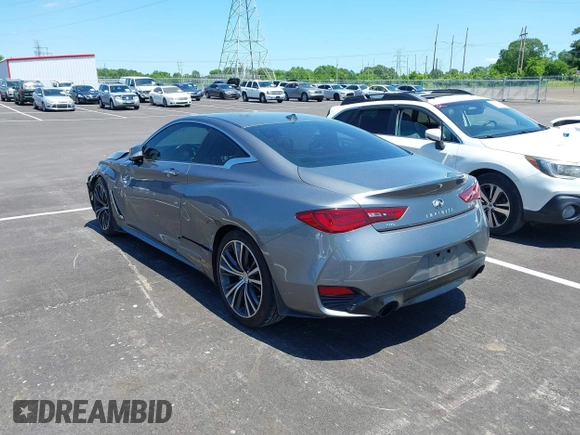 2017 Infiniti Q60 Premium with VIN JN1EV7EL2HM550150, listed as a IAAI auction lot 42324819 with 104,799 mi miles and . Bid and sale history available at DreamBid. Image 3.