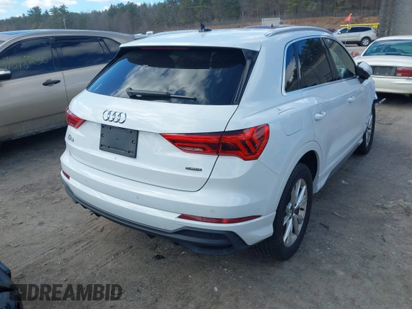 2023 Audi Q3 S line Premium with VIN WA1DECF39P1034247, listed as a IAAI auction lot 41889564 with 49,387 mi miles and . Bid and sale history available at DreamBid. Image 4.