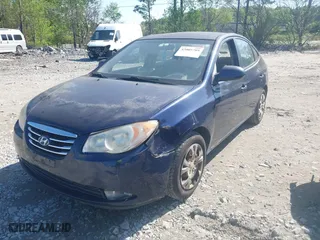 2010 Hyundai Elantra GLS PZEV with VIN KMHDU4AD3AU860544, listed as a IAAI auction lot 42005789 with 206,417 mi miles. Bid and sale history available at carsss.com. Image 2.