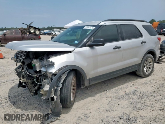2016 Ford Explorer with VIN 1FM5K7B84GGA03685, listed as a Copart auction lot 57945525 with 153,951 mi miles and Salvage title. Bid and sale history available at DreamBid. Image 1.