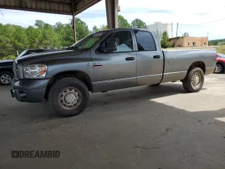 2008 Dodge Ram 2500 SLT with VIN 3D7KR28A28G135341, listed as a Copart auction lot 68936074 with 191,396 mi miles and Salvage Title. Bid and sale history available at carsss.com. Image 1.
