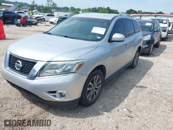 2015 Nissan Pathfinder SV with VIN 5N1AR2MN6FC607826, listed as a IAAI auction lot 42357176 with 176,280 mi miles and . Bid and sale history available at DreamBid. Image 17.