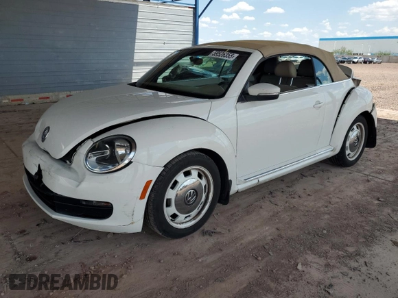 2013 Volkswagen Beetle 2.5L w/Sound/Nav z VIN 3VW5P7AT7DM811992, wystawiony jako Copart lot #59526355 z przebiegiem 102 542 mil mil oraz Szkoda całkowita • Salvage title. Historia ofert i sprzedaży dostępna na DreamBid. Obrazek 1.