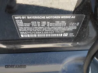 2019 MINI Countryman Cooper z VIN WMZYS7C56K3J05107, wystawiony jako IAAI lot #41331512 z przebiegiem 64 089 mil mil oraz . Historia ofert i sprzedaży dostępna na DreamBid. Obrazek 9.