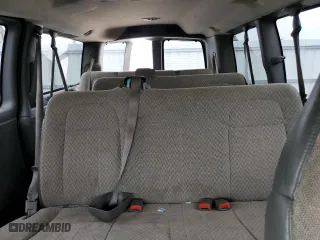 2008 Chevrolet Express Passenger with VIN 1GAHG35K581187695, listed as a Copart auction lot 66586304 with 0 mi miles and Salvage Title. Bid and sale history available at carsss.com. Image 10.