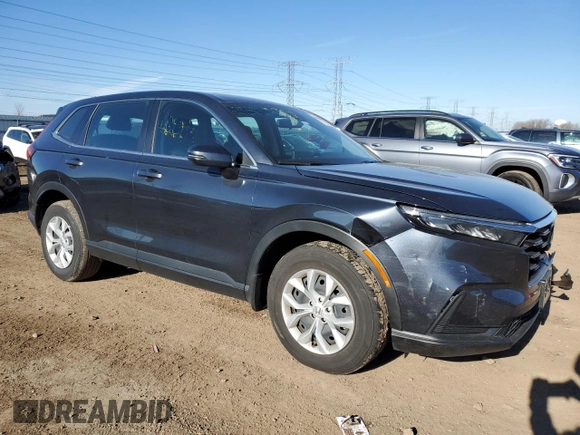 2024 Honda CR-V LX with VIN 2HKRS4H29RH432388, listed as a Copart auction lot 82054734 with 27,746 mi miles and Salvage Title. Bid and sale history available at DreamBid. Image 4.