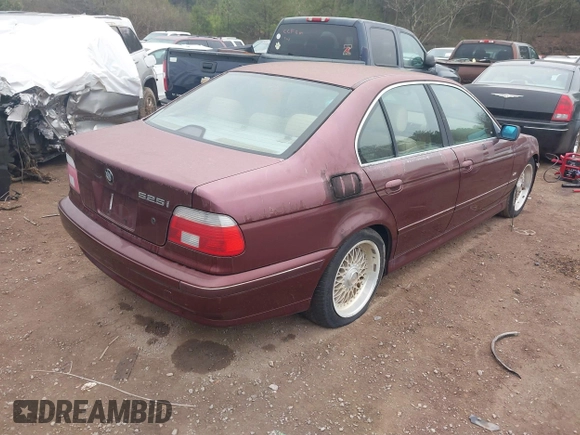 2001 BMW 5 Series 525i with VIN WBADT43411GX24798, listed as a IAAI auction lot 41521388 with 226,015 mi miles and . Bid and sale history available at DreamBid. Image 4.