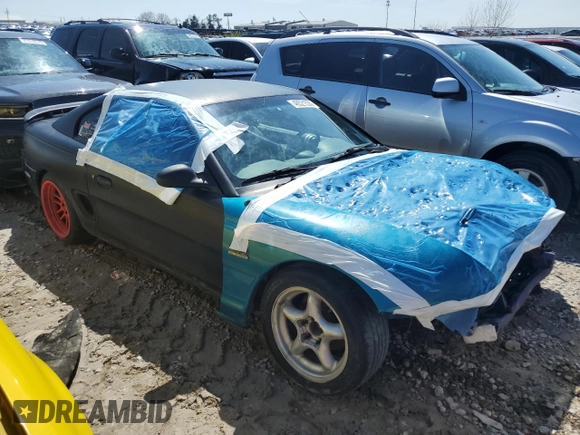 1995 Ford Mustang GT with VIN 1FALP42T7SF127468, listed as a Copart auction lot 46521535 with 142,188 mi miles and Clean title. Bid and sale history available at DreamBid. Image 4.