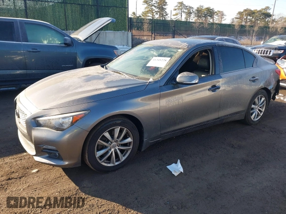 2015 Infiniti Q50 Premium z VIN JN1BV7AR2FM423666, wystawiony jako IAAI lot #41345228 z przebiegiem 67 027 mil mil oraz . Historia ofert i sprzedaży dostępna na DreamBid. Obrazek 17.