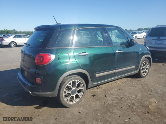 2014 FIAT 500L Trekking with VIN ZFBCFADH5EZ017576, listed as a Copart auction lot 56563184 with 107,323 mi miles and Clean Title. Bid and sale history available at carsss.com. Image 3.