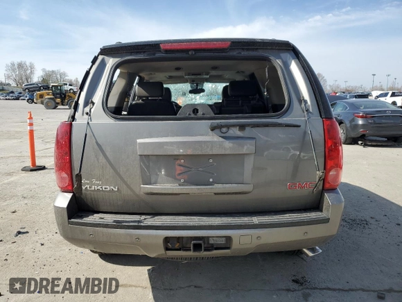 2007 GMC Yukon SLT with VIN 1GKFK13027J130960, listed as a Copart auction lot 49958035 with 0 mi miles and Salvage Title. Bid and sale history available at carsss.com. Image 6.