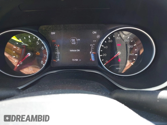 2021 Jeep Compass Limited with VIN 3C4NJCCBXMT573563, listed as a IAAI auction lot 41687325 with 75,768 mi miles and . Bid and sale history available at DreamBid. Image 7.