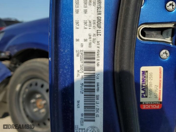2015 Dodge Journey Crossroad with VIN 3C4PDDGG7FT520575, listed as a Copart auction lot 62501814 with 171,883 mi miles and Salvage Title. Bid and sale history available at carsss.com. Image 13.