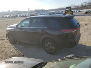 2022 Nissan Pathfinder S with VIN 5N1DR3AC5NC212542, listed as a Copart auction lot 48945195 with 34,713 mi miles and Salvage title. Bid and sale history available at DreamBid. Image 2.