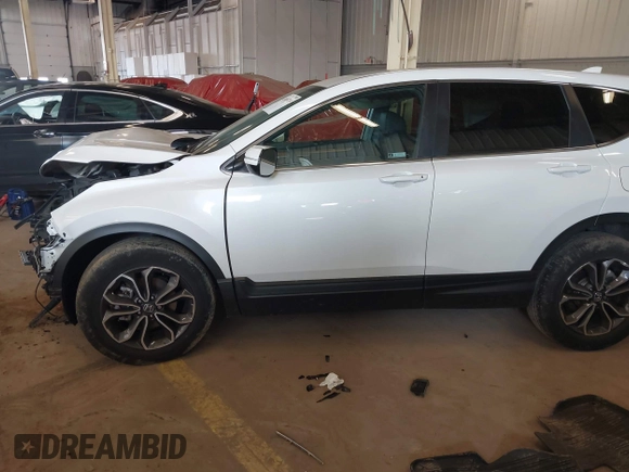 2022 Honda CR-V EX-L with VIN 2HKRW2H89NH611778, listed as a IAAI auction lot 41885739 with 26,582 mi miles. Bid and sale history available at carsss.com. Image 15.