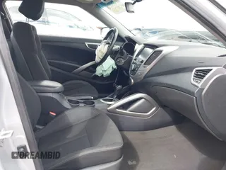 2017 Hyundai Veloster Value Edition with VIN KMHTC6AD2HU308084, listed as a IAAI auction lot 41734062 with 59,354 mi miles. Bid and sale history available at carsss.com. Image 5.