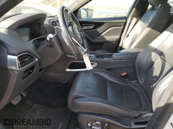 2019 Jaguar F-Pace S with VIN SADCM2FV6KA355093, listed as a Copart auction lot 81823914 with 46,984 mi miles and Salvage Title. Bid and sale history available at DreamBid. Image 7.