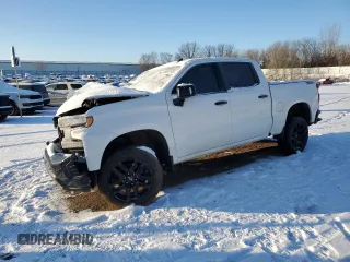 2022 Chevrolet Silverado 1500 LT Trail Boss with VIN 1GCPYFEL7NZ167567, listed as a Copart auction lot 44303105 with 23,992 mi miles and Salvage Title. Bid and sale history available at DreamBid. Image 1.