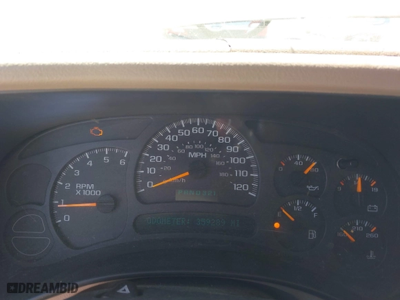 2003 Chevrolet Tahoe LT with VIN 1GNEC13Z33R190168, listed as a IAAI auction lot 41858522 with 359,289 mi miles. Bid and sale history available at carsss.com. Image 7.