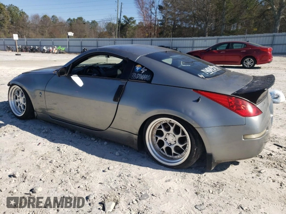 2006 Nissan 350Z Touring with VIN JN1AZ34E36M354004, listed as a Copart auction lot 46673545 with 196,768 mi miles and Salvage Title. Bid and sale history available at carsss.com. Image 2.