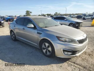 2013 Kia Optima Hybrid LX with VIN KNAGM4AD1D5043425, listed as a Copart auction lot 77598514 with 123,667 mi miles and Clean Title. Bid and sale history available at carsss.com. Image 4.