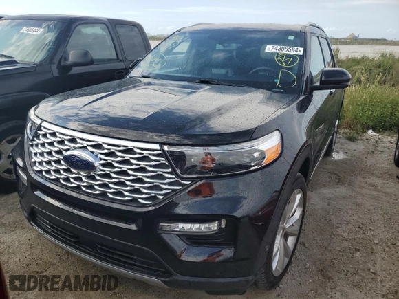 2022 Ford Explorer Platinum с VIN 1FM5K7HC0NGA81762, выставлен на аукционе Copart как лот 74305594 с пробегом 14 354 миль миль и На запчасти • Non repairable. История ставок и продаж доступна на DreamBid. Изображение 5.