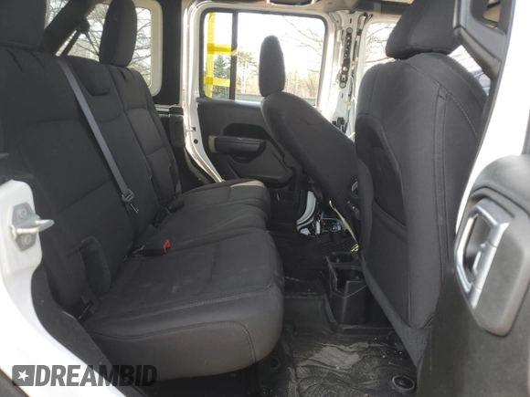 2022 Jeep Wrangler Unlimited Sport with VIN 1C4HJXDN3NW242297, listed as a Copart auction lot 47388715 with 17,098 mi miles and Salvage title. Bid and sale history available at DreamBid. Image 10.