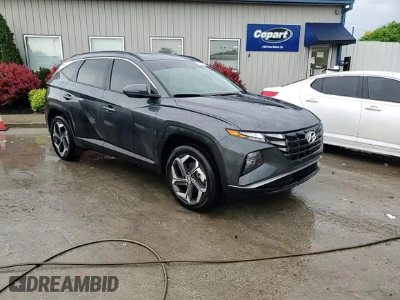 2023 Hyundai Tucson SEL with VIN 5NMJFCAE1PH293108, listed as a Copart auction lot 57083535 with 30,702 mi miles and Salvage title. Bid and sale history available at DreamBid. Image 14.