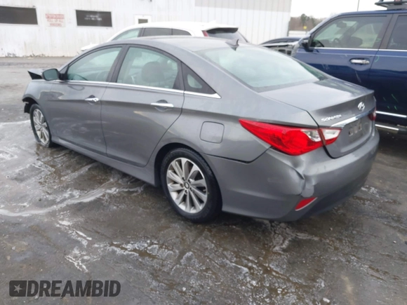 2014 Hyundai Sonata SE with VIN 5NPEC4AC5EH894598, listed as a IAAI auction lot 41242457 with 153,635 mi miles and . Bid and sale history available at DreamBid. Image 3.