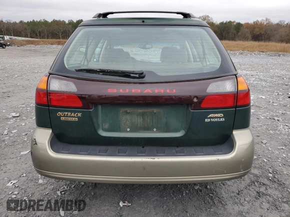 2000 Subaru Legacy Outback Limited with VIN 4S3BH6865Y7650040, listed as a Copart auction lot 85469084 with 134,291 mi miles and Salvage title. Bid and sale history available at DreamBid. Image 6.