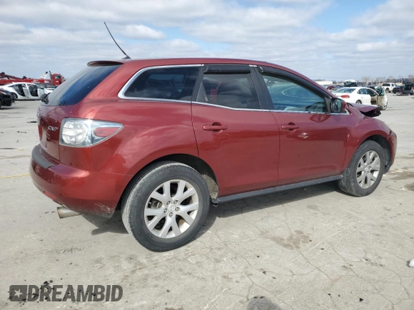 2008 Mazda CX-7 Sport with VIN JM3ER293380207490, listed as a Copart auction lot 51860815 with 95,326 mi miles and Salvage Title. Bid and sale history available at carsss.com. Image 3.