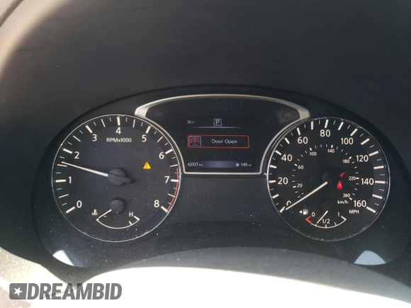 2017 Nissan Altima SR with VIN 1N4AL3AP8HN307090, listed as a Copart auction lot 59325485 with 42,027 mi miles and Salvage title. Bid and sale history available at DreamBid. Image 9.